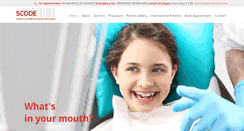 Desktop Screenshot of dental-delhi.com