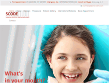 Tablet Screenshot of dental-delhi.com